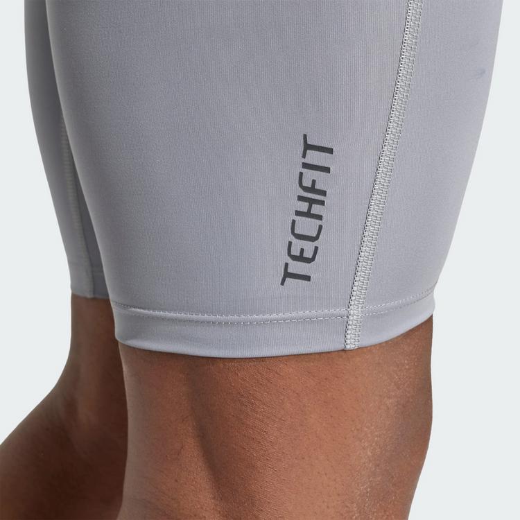 adidas adidas TECHFIT Compression Training Kurze Tights Herren - Grey - 0 | SportScheck