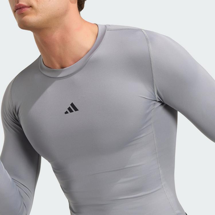 adidas adidas TECHFIT Compression Training Longsleeve Funktionsshirt Herren - Grey - 1 | SportScheck