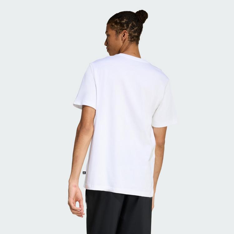adidas adidas SUMMER SLIDE TRIM GRAFIK T-SHIRT T-Shirt Herren - White - 1 | SportScheck