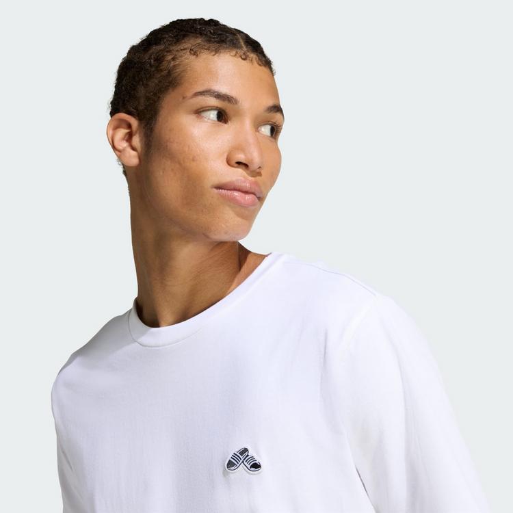 adidas adidas SUMMER SLIDE TRIM GRAFIK T-SHIRT T-Shirt Herren - White - 0 | SportScheck
