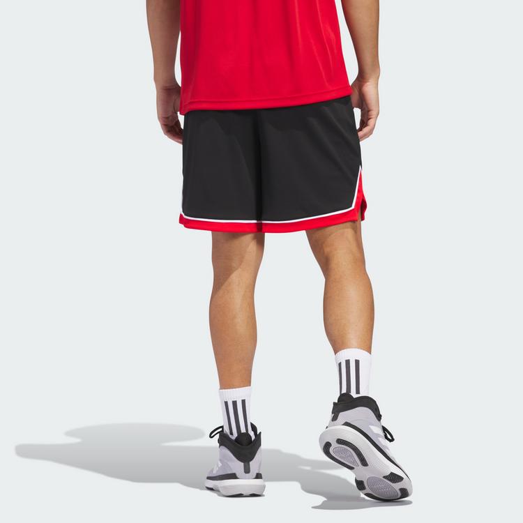 adidas adidas adidas Basketball Badge of Sport Shorts Basketball-Shorts Herren - Black / Red - 1 | SportScheck