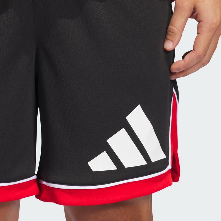 adidas adidas adidas Basketball Badge of Sport Shorts Basketball-Shorts Herren - Black / Red - 0 | SportScheck