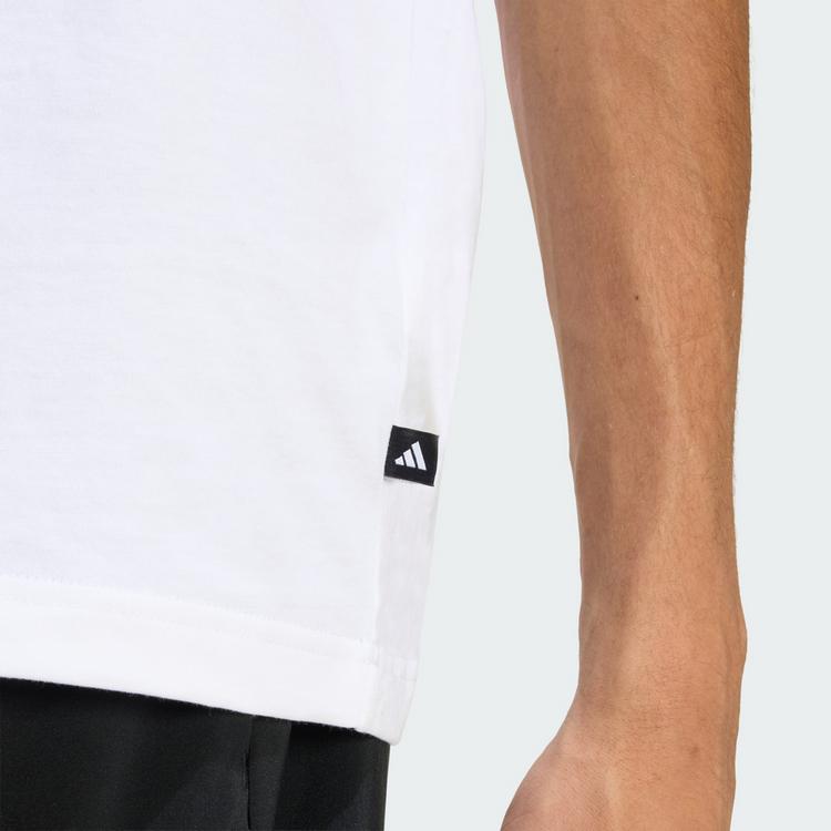 adidas adidas SUMMER SLIDE TRIM GRAFIK T-SHIRT T-Shirt Herren - White - 1 | SportScheck
