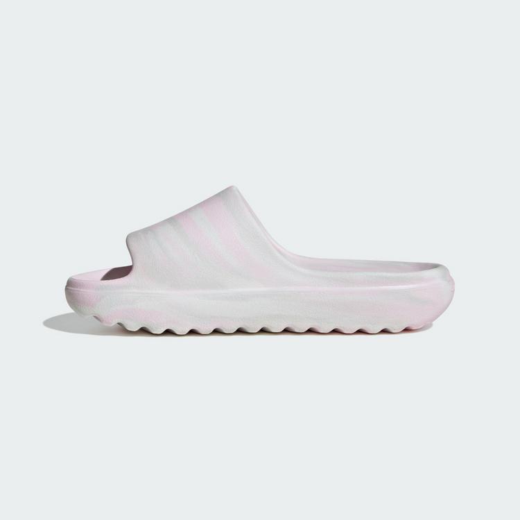 adidas adidas Lumia Adilette Sandalen Herren - Distilled Pink / Crystal White / Dash Grey - 5 | SportScheck