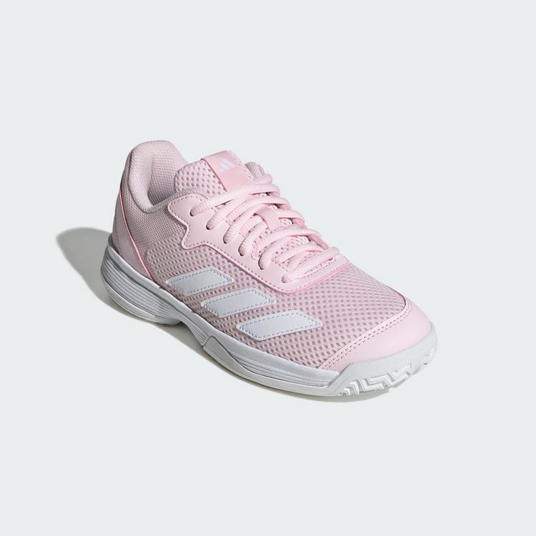 adidas adidas Courtflash Kids Tennisschuh Tennisschuhe Kinder - Distilled Pink / Cloud White / Cloud White - 3 | SportScheck