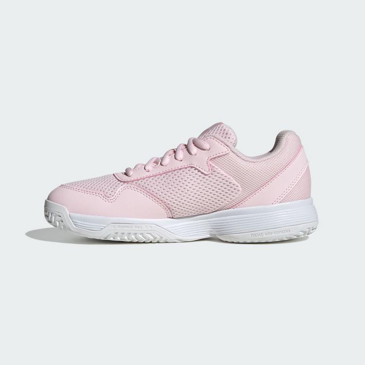 adidas adidas Courtflash Kids Tennisschuh Tennisschuhe Kinder - Distilled Pink / Cloud White / Cloud White - 5 | SportScheck