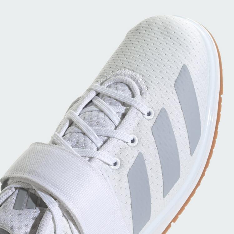 adidas adidas Powerlift 5 Gewichtheberschuh Fitnessschuhe - Cloud White / Halo Silver / Core Black - 6 | SportScheck