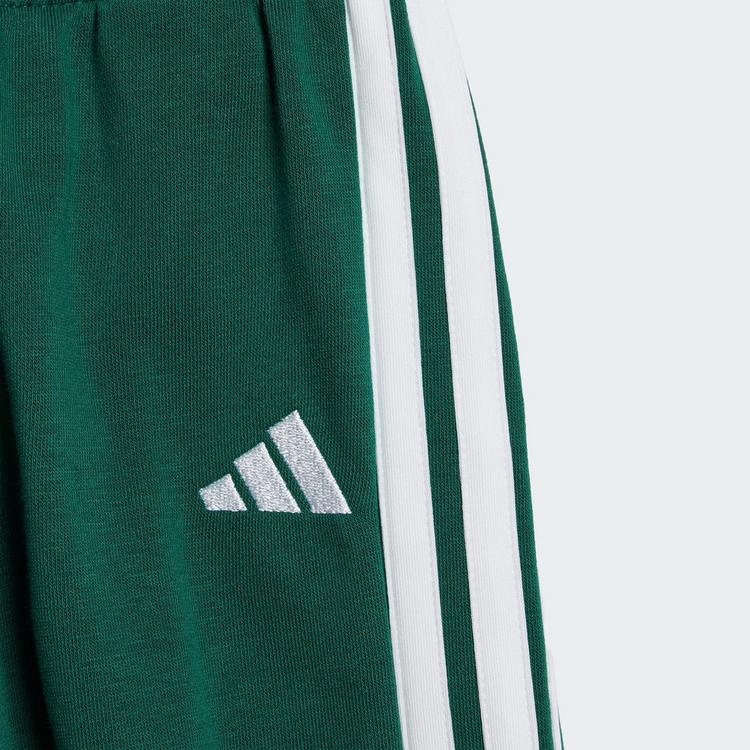 adidas adidas Essentials Kids Jogginganzug Trainingsanzug Kinder - Collegiate Green / White - 2 | SportScheck