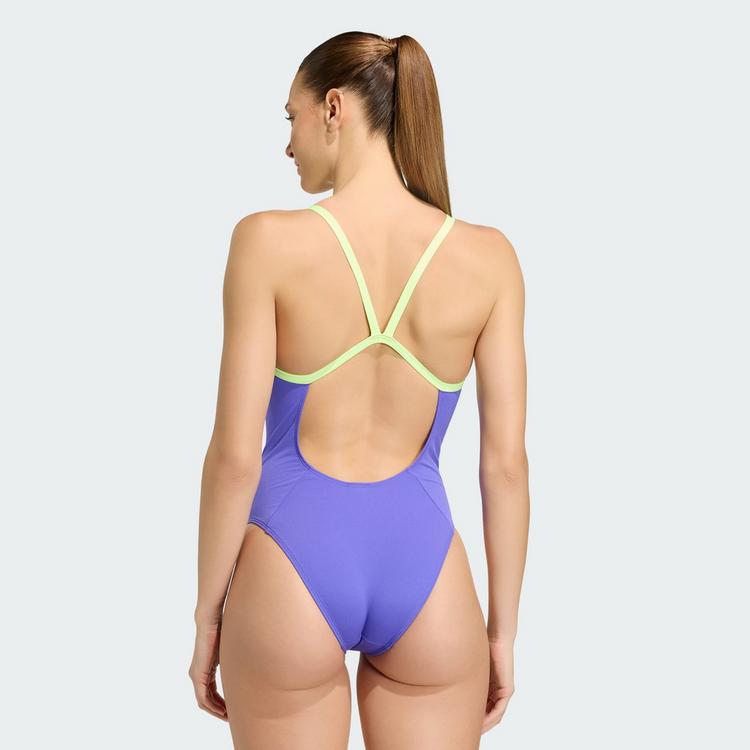 adidas adidas Badeanzug mit d&uuml;nnen Tr&auml;gern und Badeanzug Damen - Solar Purple - 1 | SportScheck