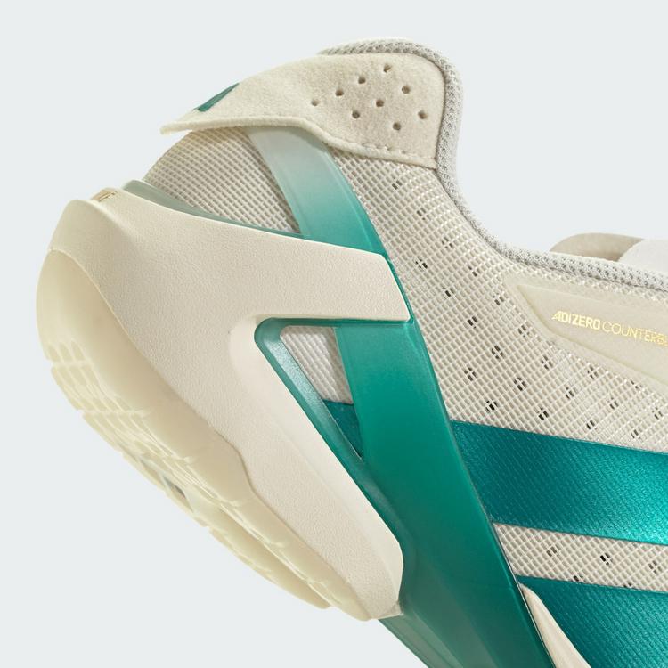 adidas adidas Adizero Counterblast Hallenschuh Hallenschuhe Herren - Off White / Equipment Green / Off White - 7 | SportScheck