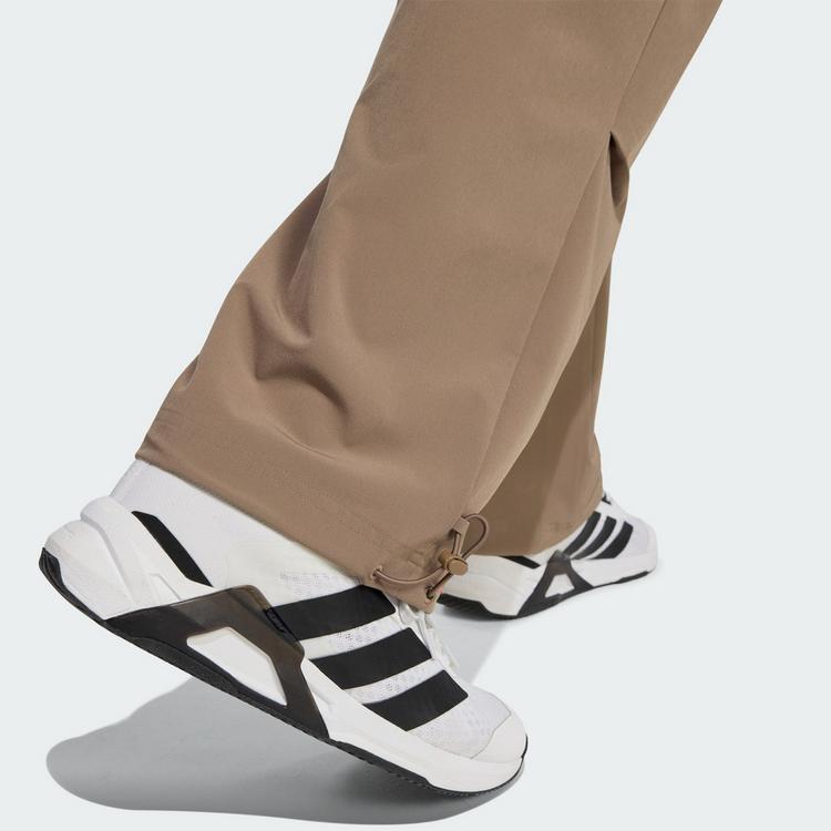 adidas adidas Workout Essentials Gewebte Trainingshose Funktionshose Damen - Khaki Six - 1 | SportScheck