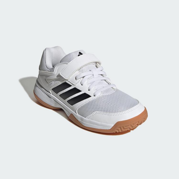 adidas adidas Speedcourt Indoor Kids Schuhe Sneaker Kinder - Cloud White / Core Black / Gum - 3 | SportScheck