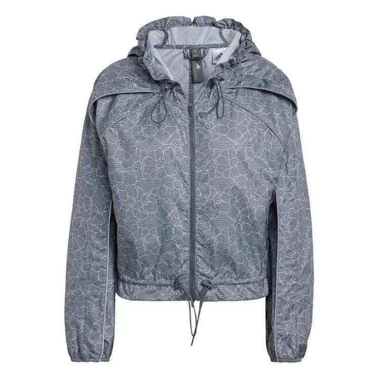 adidas adidas adidas by Stella McCartney Running Laufjacke Damen - Light Solid Grey / Onix - 0 | SportScheck