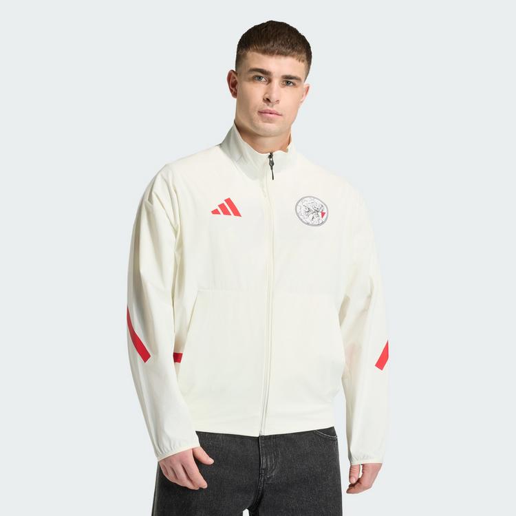 adidas adidas Ajax Amsterdam adidas Z.N.E. Anthem Trainingsanzug Herren - Off White - 0 | SportScheck