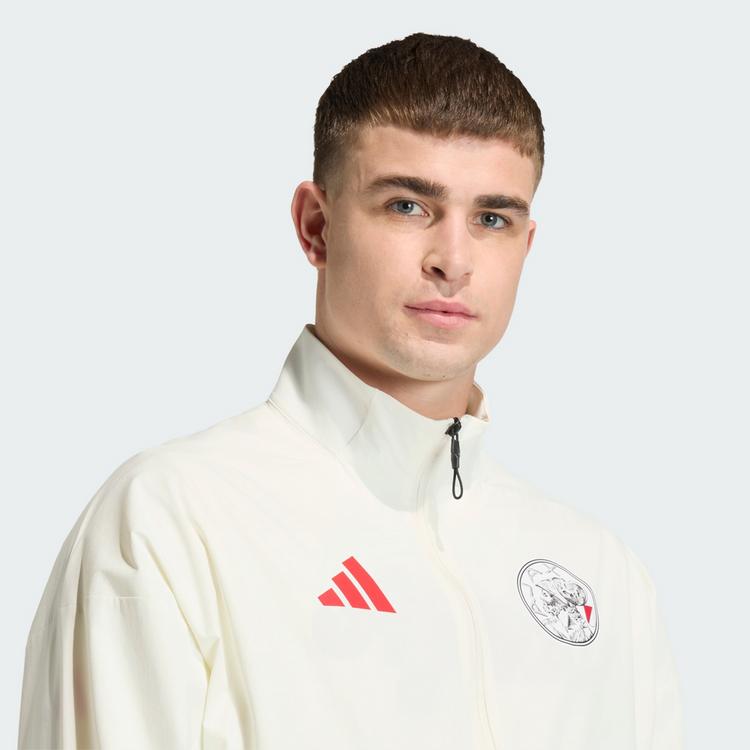 adidas adidas Ajax Amsterdam adidas Z.N.E. Anthem Trainingsanzug Herren - Off White - 0 | SportScheck