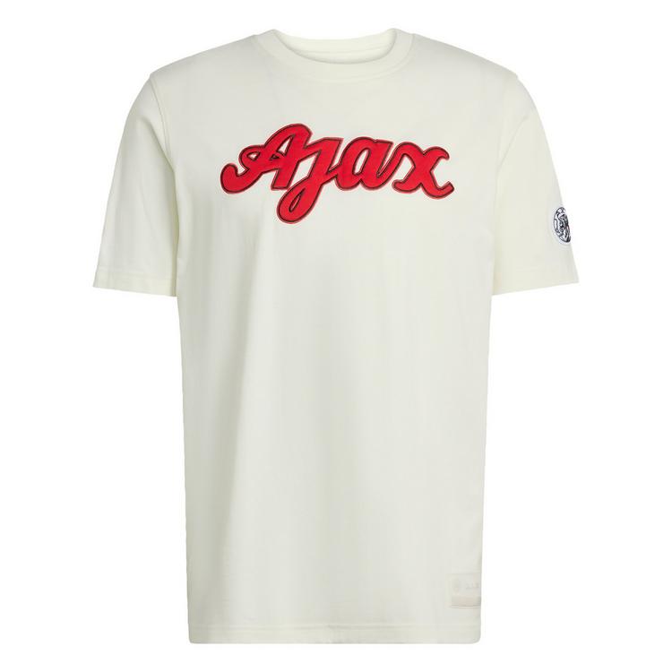 adidas adidas Ajax Amsterdam US T-Shirt Funktionsshirt Herren - Off White - 0 | SportScheck