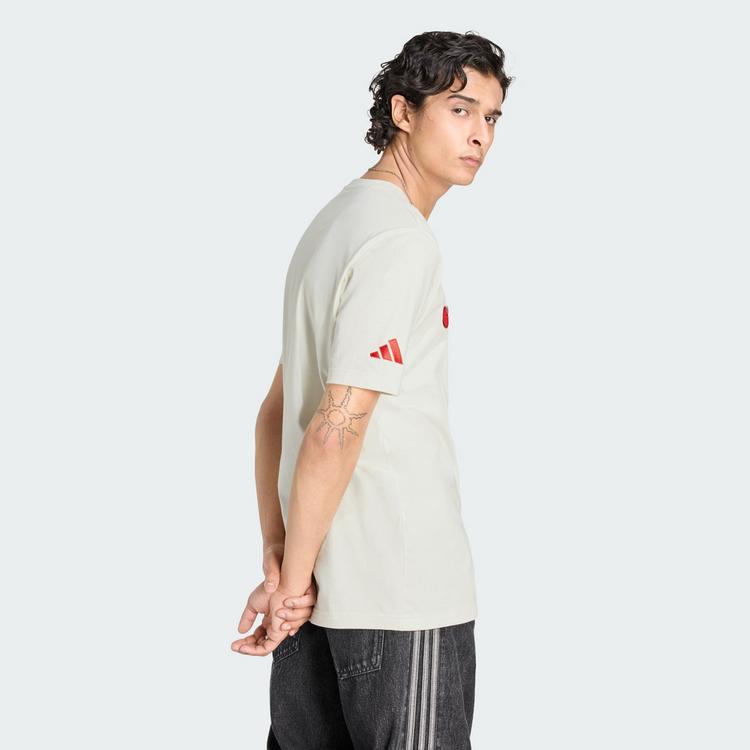 adidas adidas Ajax Amsterdam US T-Shirt Funktionsshirt Herren - Off White - 1 | SportScheck