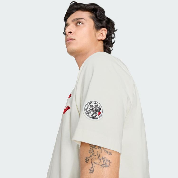 adidas adidas Ajax Amsterdam US T-Shirt Funktionsshirt Herren - Off White - 0 | SportScheck