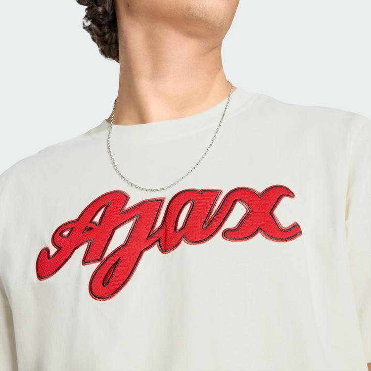 adidas adidas Ajax Amsterdam US T-Shirt Funktionsshirt Herren - Off White - 1 | SportScheck