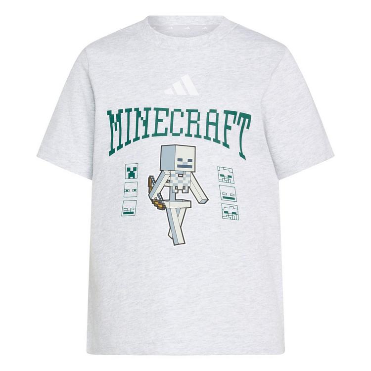 adidas adidas ADIDAS MINECRAFT T-SHIRT T-Shirt Kinder - Light Grey Heather - 0 | SportScheck