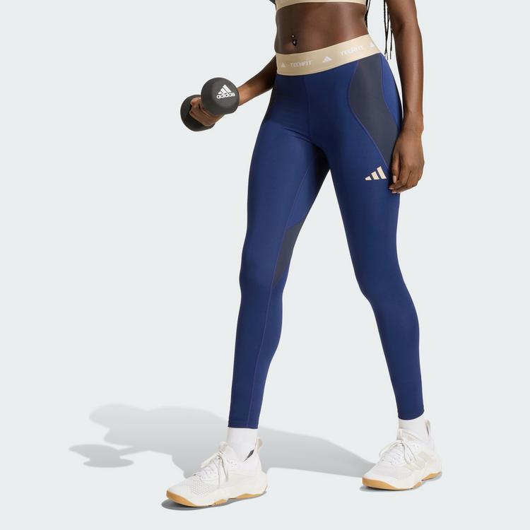 adidas adidas Techfit Workout 7/8-Leggings, Tights Damen - Dark Blue / Legend Ink - 0 | SportScheck