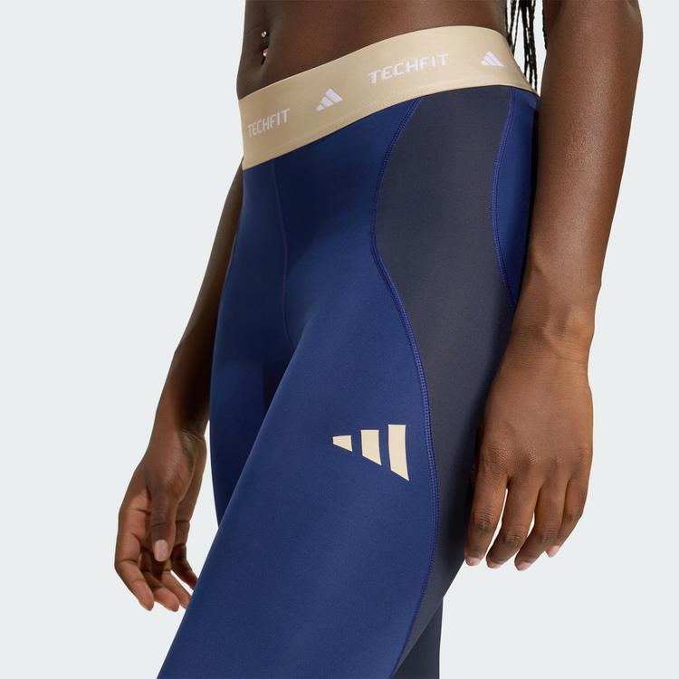 adidas adidas Techfit Workout 7/8-Leggings, Tights Damen - Dark Blue / Legend Ink - 0 | SportScheck