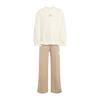adidas Seasonals Sweatset, R&uuml;schen Trainingsanzug Kinder - Off White / White