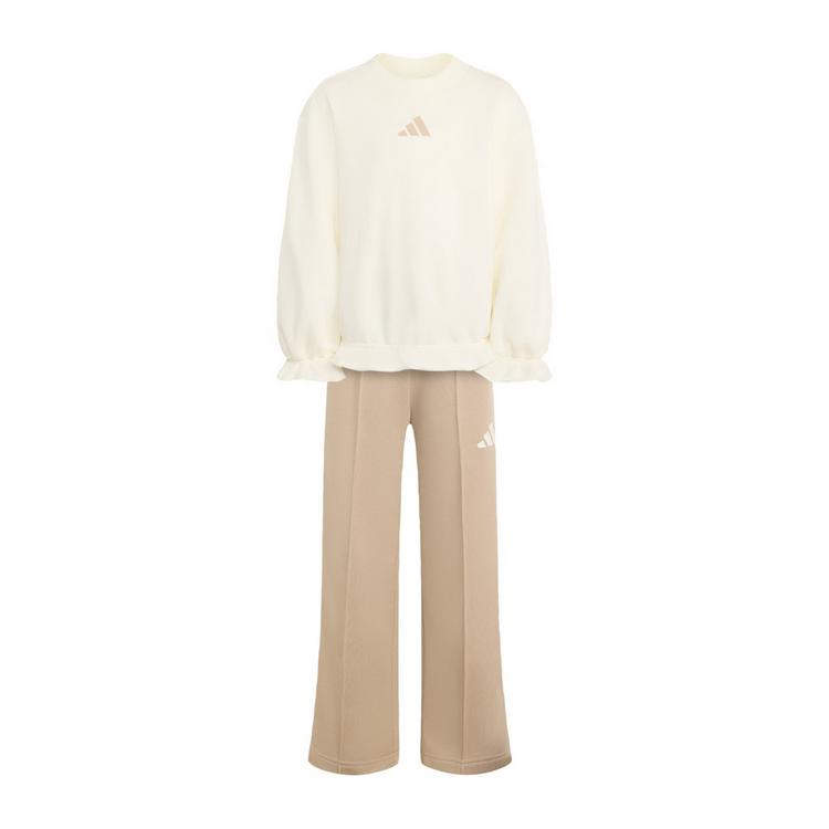 adidas adidas Seasonals Sweatset, R&uuml;schen Trainingsanzug Kinder - Off White / White - 0 | SportScheck