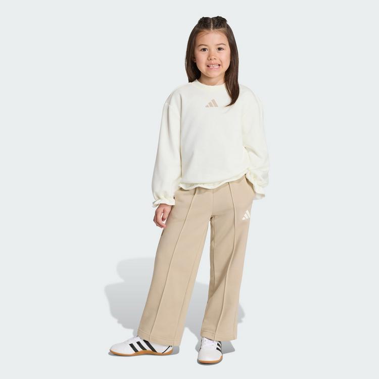 adidas adidas Seasonals Sweatset, R&uuml;schen Trainingsanzug Kinder - Off White / White - 0 | SportScheck