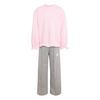 adidas Seasonals Sweatset, R&uuml;schen Trainingsanzug Kinder - Clear Pink / White