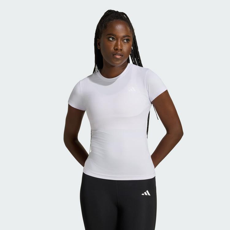 adidas adidas PrimeLift Essentials Workout Contour Funktionsshirt Damen - Frozen Purple - 0 | SportScheck