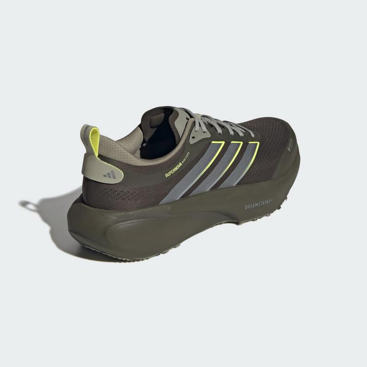 adidas adidas SUPERNOVA RISE&nbsp;3 GTX LAUFSCHUH Laufschuhe Herren - Shadow Olive / Iron Metallic / Frozen Lemon - 4 | SportScheck