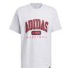 adidas Collegiate Grafik T-Shirt Basketball Shirt Herren - Light Grey Heather