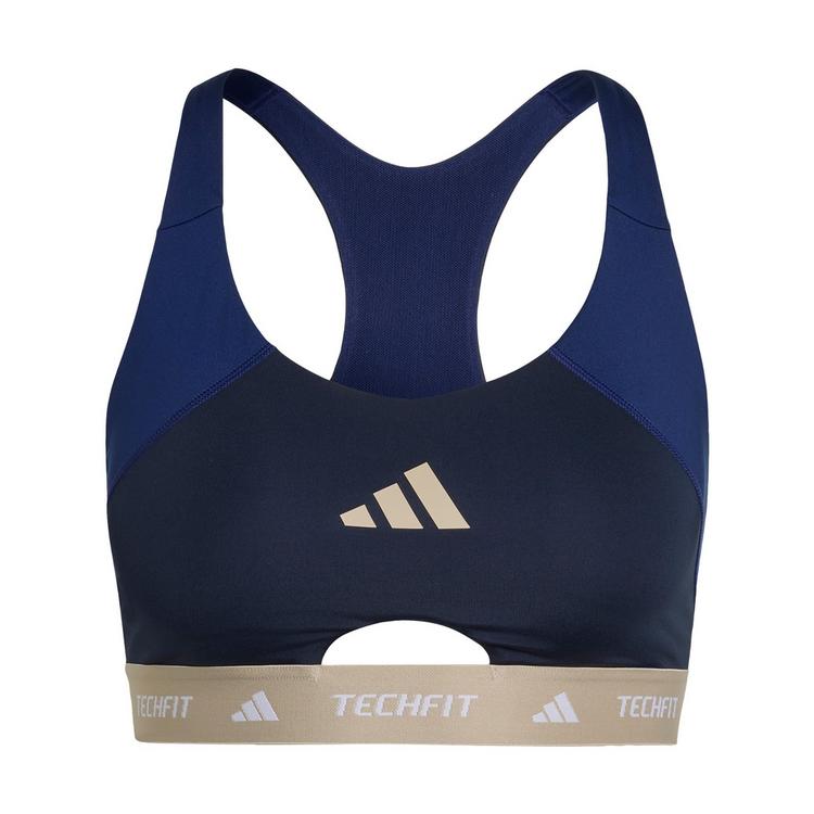 adidas adidas TECHFIT Workout Color Block BH, BH Damen - Dark Blue / Legend Ink - 0 | SportScheck