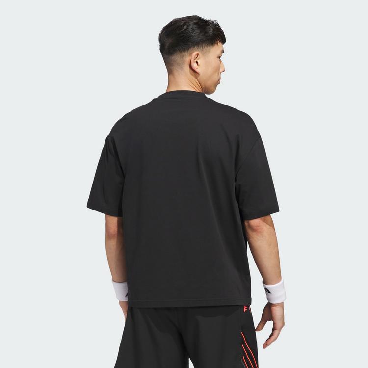 adidas adidas ANTHONY EDWARDS BLING T-SHIRT Basketball Shirt Herren - Black - 1 | SportScheck