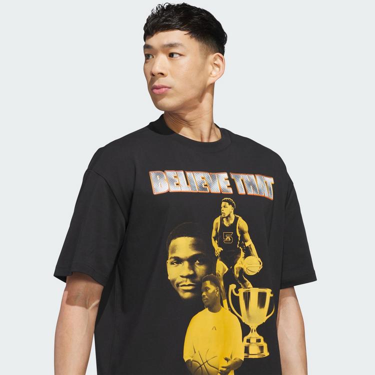 adidas adidas ANTHONY EDWARDS BLING T-SHIRT Basketball Shirt Herren - Black - 1 | SportScheck