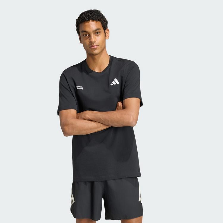 adidas adidas RUN ESSENTIALS GRAFIK T-SHIRT T-Shirt Herren - Black - 0 | SportScheck