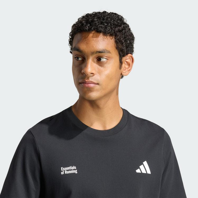 adidas adidas RUN ESSENTIALS GRAFIK T-SHIRT T-Shirt Herren - Black - 0 | SportScheck