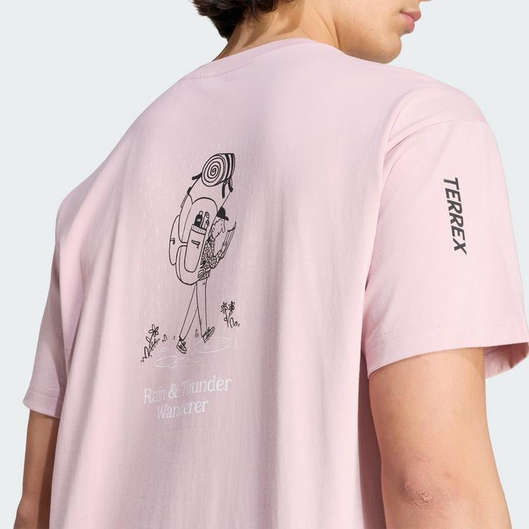 adidas adidas TERREX WANDERER GRAPHIC T-SHIRT Funktionsshirt - Dual Lilac - 1 | SportScheck