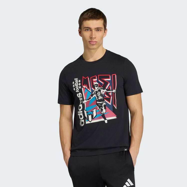 adidas adidas MESSI FUN GRAFIK T-SHIRT Funktionsshirt Herren - Black - 0 | SportScheck