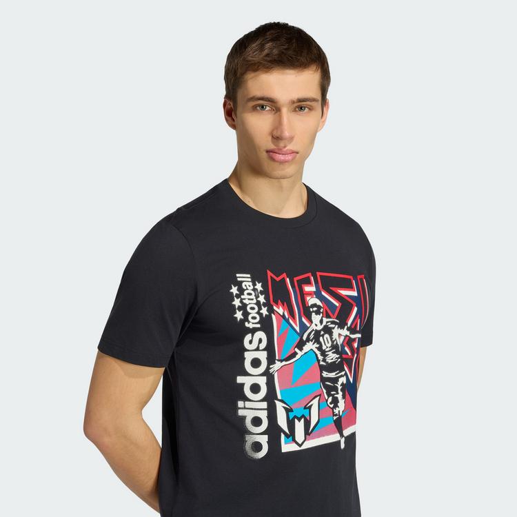 adidas adidas MESSI FUN GRAFIK T-SHIRT Funktionsshirt Herren - Black - 0 | SportScheck