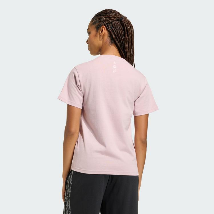 adidas adidas GRAPHIC T-SHIRT MIT ANIMALPRINT T-Shirt Damen - Dual Lilac - 1 | SportScheck