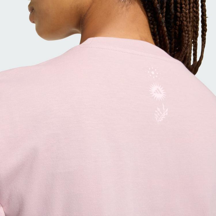 adidas adidas GRAPHIC T-SHIRT MIT ANIMALPRINT T-Shirt Damen - Dual Lilac - 1 | SportScheck