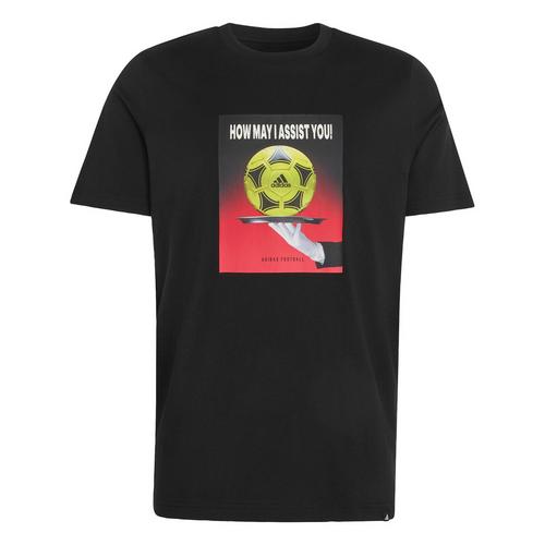 adidas FUSSBALLSLOGAN GRAFIK T-SHIRT Funktionsshirt Herren