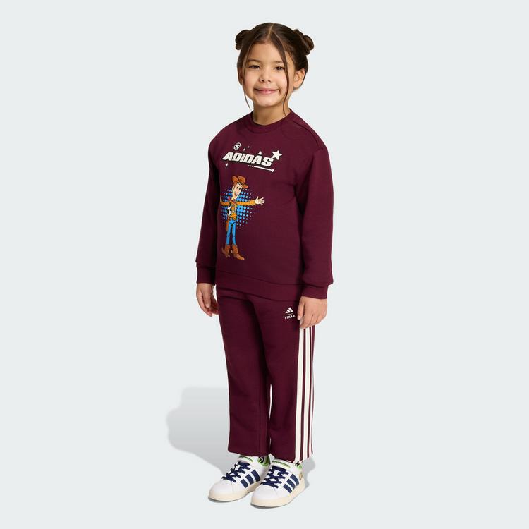 adidas adidas ADIDAS PIXAR TOY STORY JOGGINGANZUG Trainingsanzug Kinder - Maroon / Off White - 0 | SportScheck