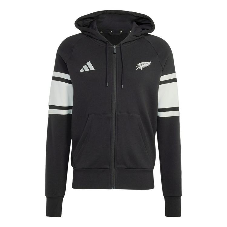 adidas adidas All Blacks Leisurewear Kapuzenjacke, Hoodie Herren - Black / Off White - 0 | SportScheck
