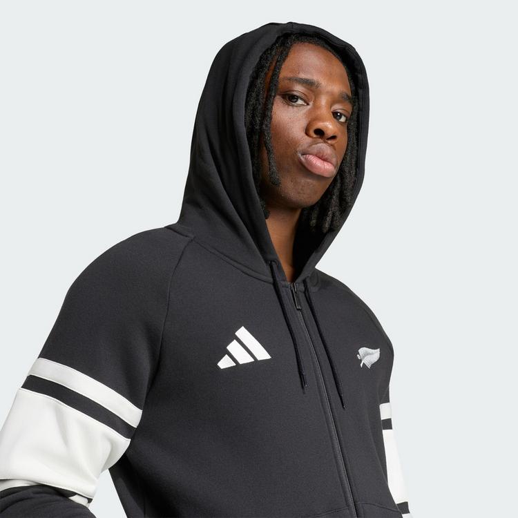 adidas adidas All Blacks Leisurewear Kapuzenjacke, Hoodie Herren - Black / Off White - 0 | SportScheck