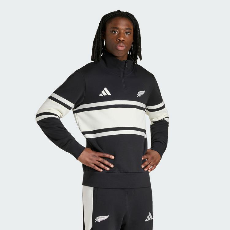 adidas adidas All Blacks Freizeitkleidung Sweatshirt Funktionssweatshirt Herren - Black / Off White - 0 | SportScheck