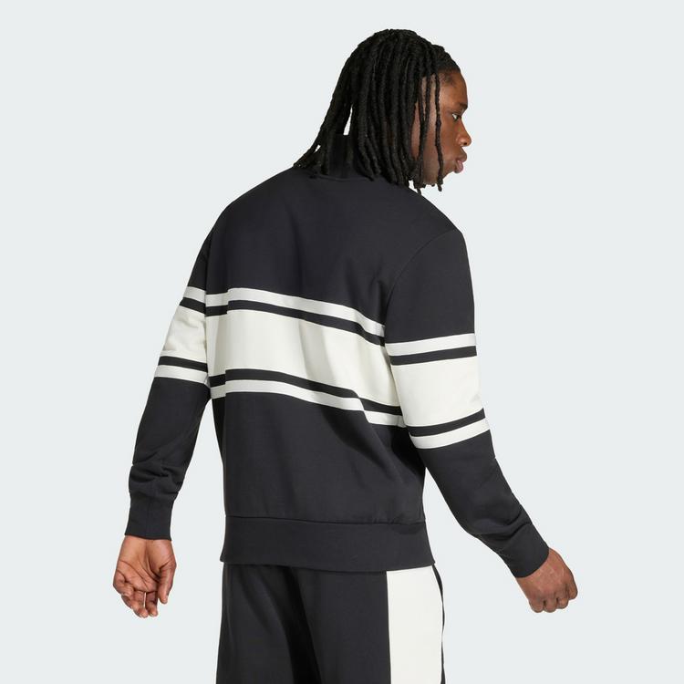 adidas adidas All Blacks Freizeitkleidung Sweatshirt Funktionssweatshirt Herren - Black / Off White - 1 | SportScheck