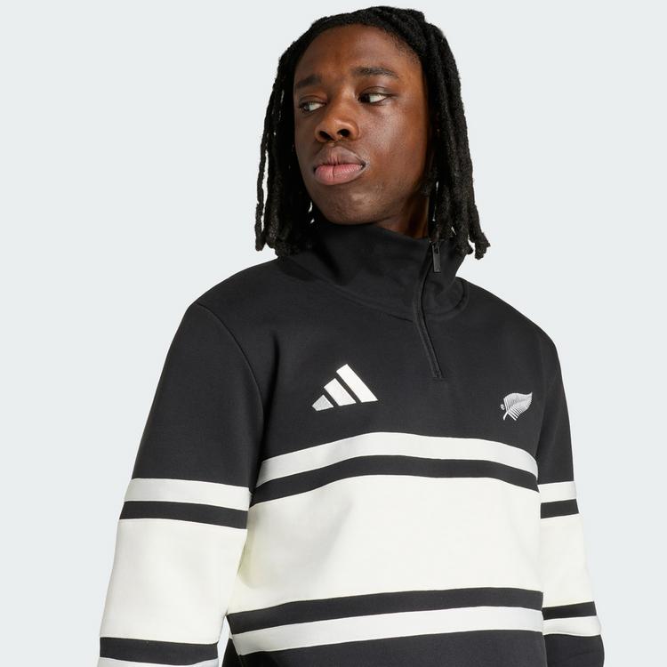 adidas adidas All Blacks Freizeitkleidung Sweatshirt Funktionssweatshirt Herren - Black / Off White - 0 | SportScheck